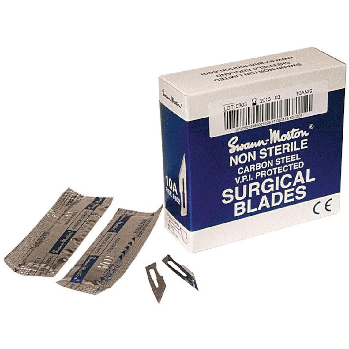 Swann Morton No.10 Scalpel Blades 100 Pack #10A100